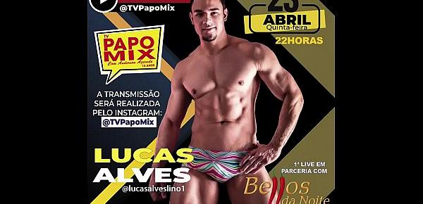  Stripper Sensação, Lucas Alves participa de live da TV PapoMix, confira o esquenta - Parte 1 - WhatsApp (11) 94779-1519